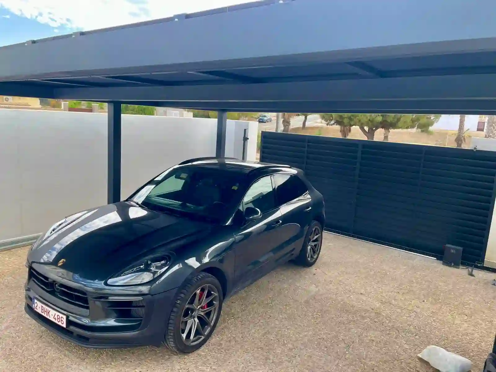Carport Solar Graphite Noir